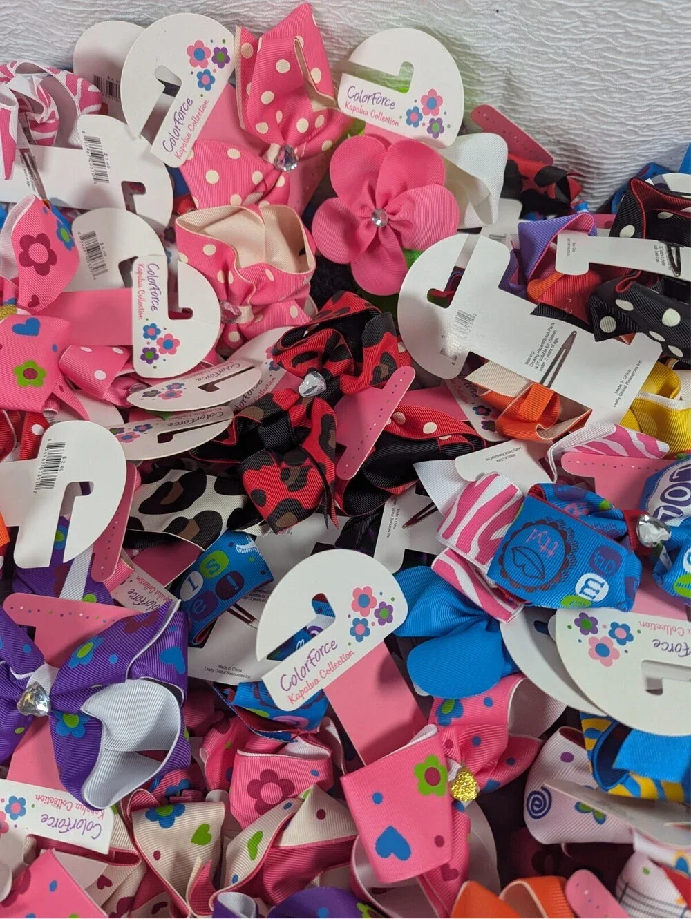 ColorForce - Kapalua Collection - Girls Hair bows - 20 Pieces - Random Assorted